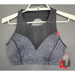 BCG Sports Bra Womens Large Hi Support Training Running Mesh New